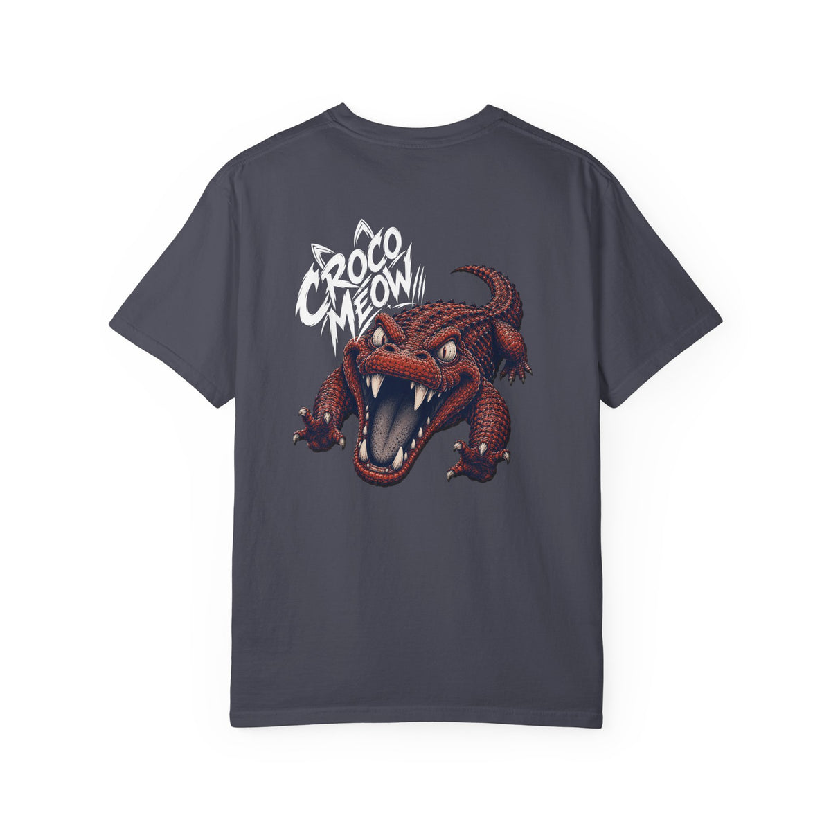Crocomeow Graphic Tee — Retro Crocodile Streetwear T-Shirt | ARAW