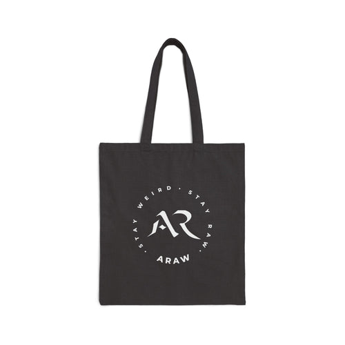 Otter Control Canvas Tote Bag — Retro Otter Illustration Cotton Shopper | ARAW