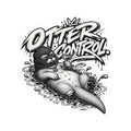 Otter Control Kiss-Cut Sticker — Black & White Lounge Otter Vinyl Decal | ARAW