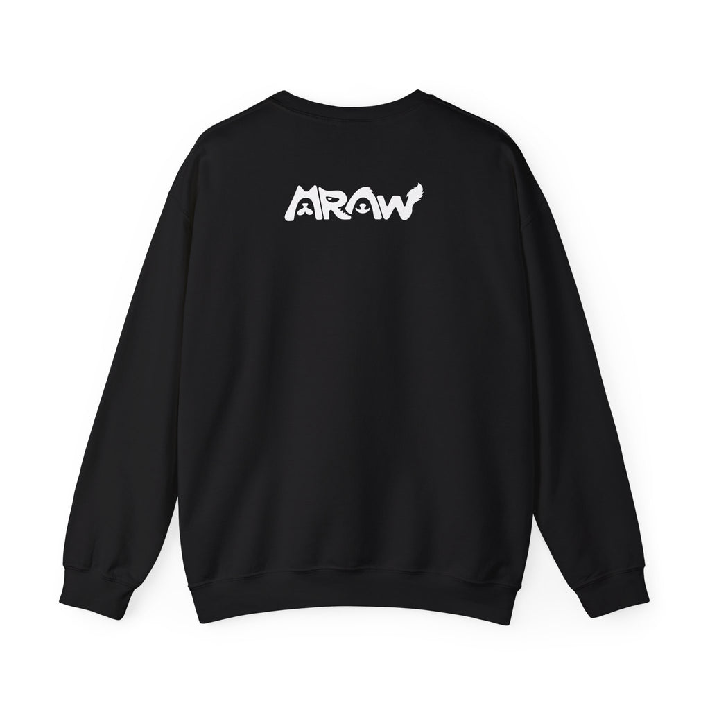 Otter Control Crewneck Sweatshirt — River Otter Graphic Pullover | ARAW