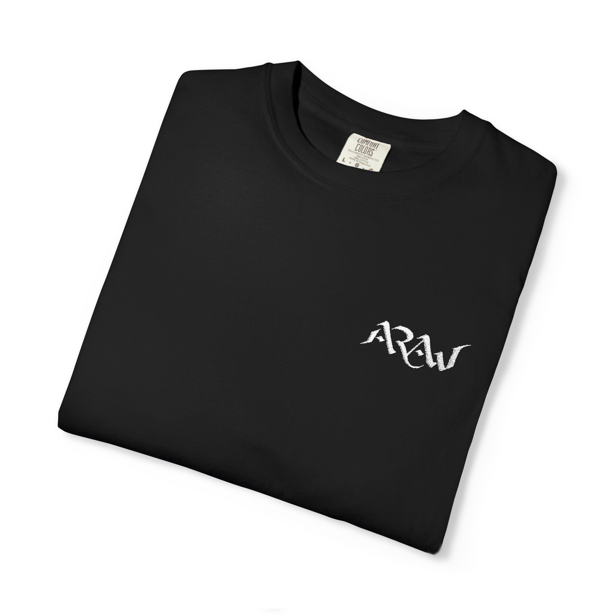 ARAW Logo tee T-Shirt | Chest and Sleeve Embroidered Logo