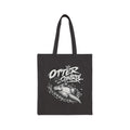 Otter Control Canvas Tote Bag — Retro Otter Illustration Cotton Shopper | ARAW