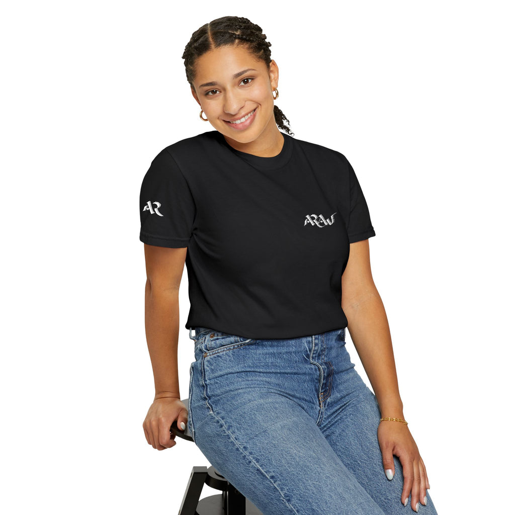 ARAW Logo tee T-Shirt | Chest and Sleeve Embroidered Logo
