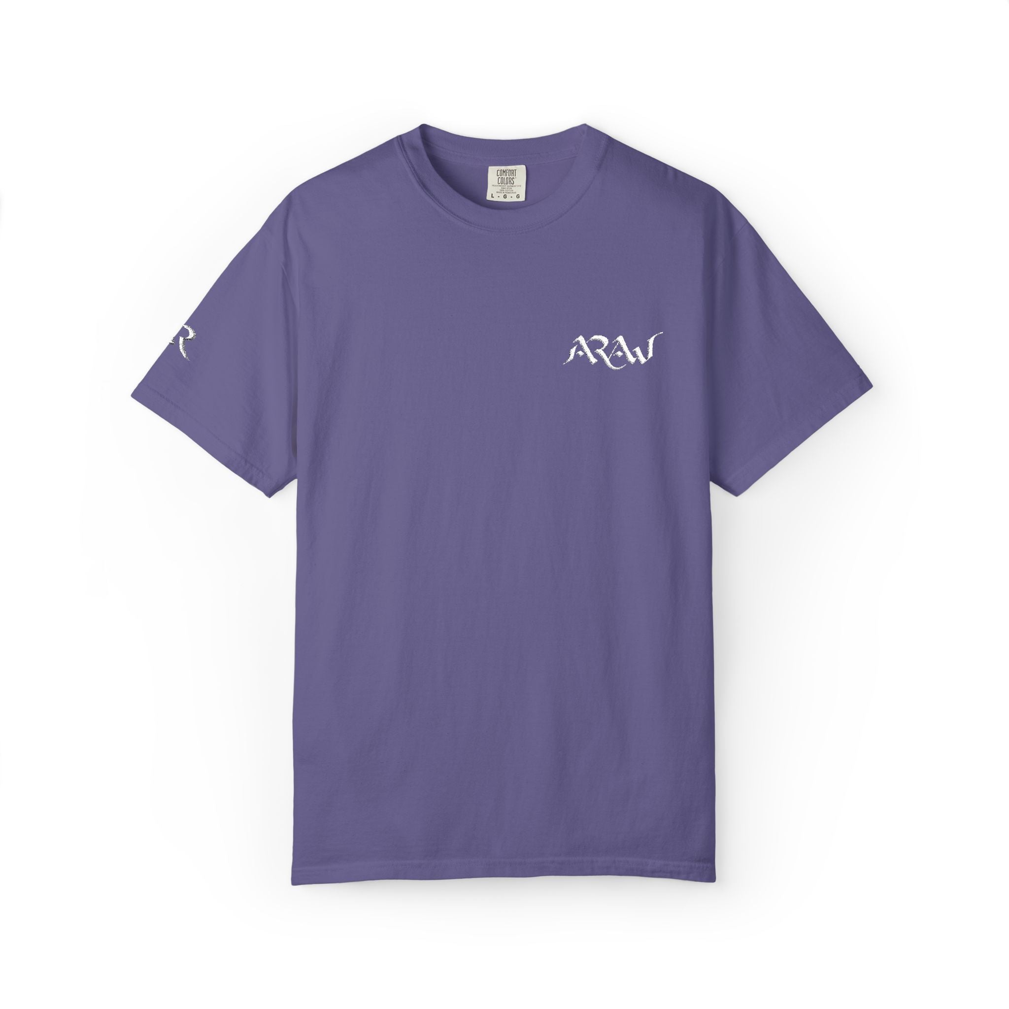 ARAW Logo tee T-Shirt | Chest and Sleeve Embroidered Logo