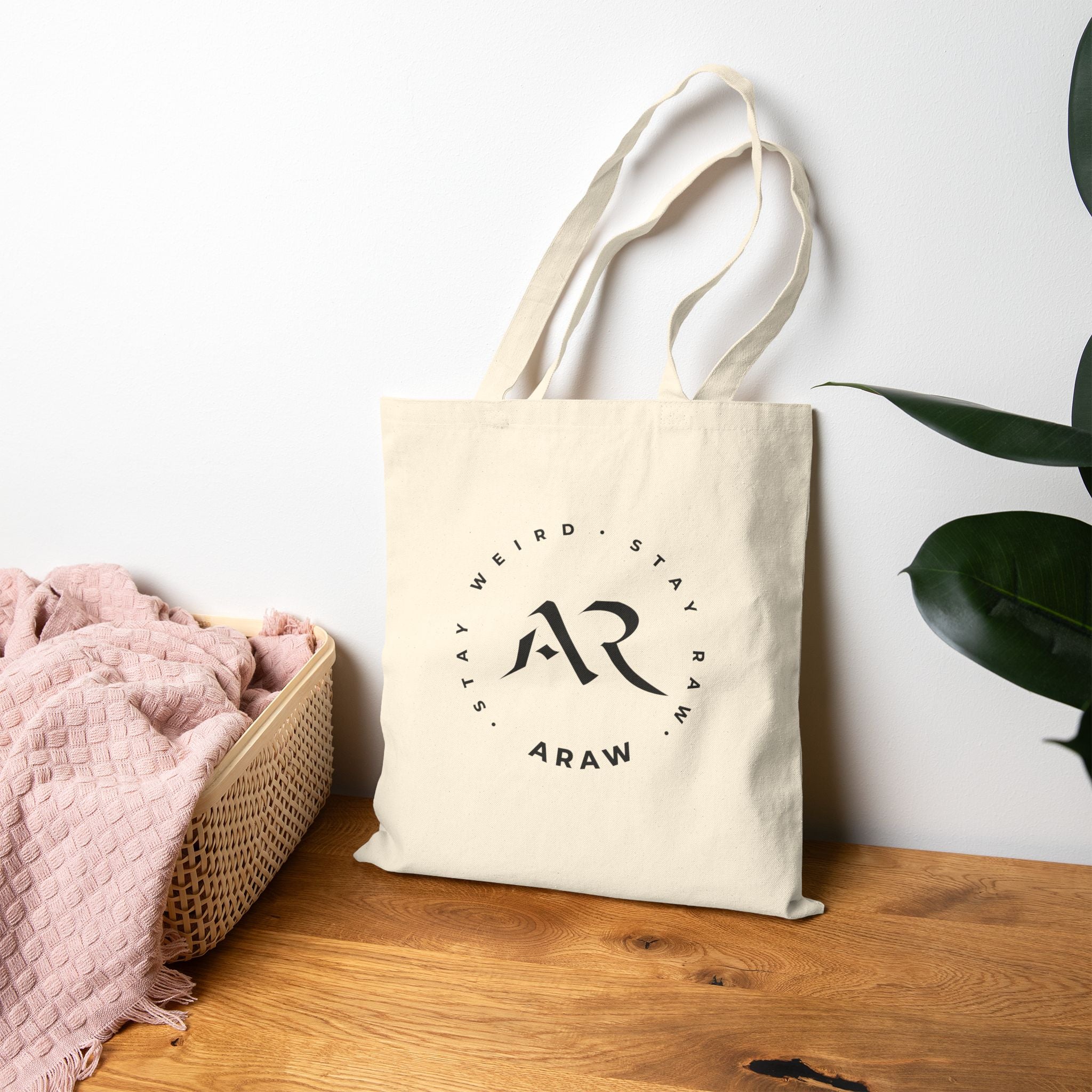 Oystired Canvas Tote Bag — Funny Lazy Oyster Beach Grocery Tote