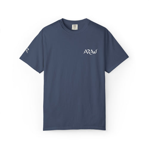 ARAW Logo tee T-Shirt | Chest and Sleeve Embroidered Logo