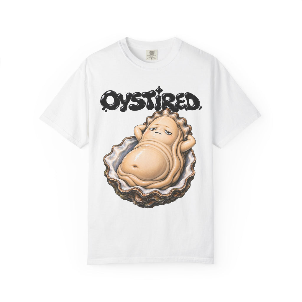 Oystired Graphic Tee — Funny Oyster Illustration T-Shirt | ARAW