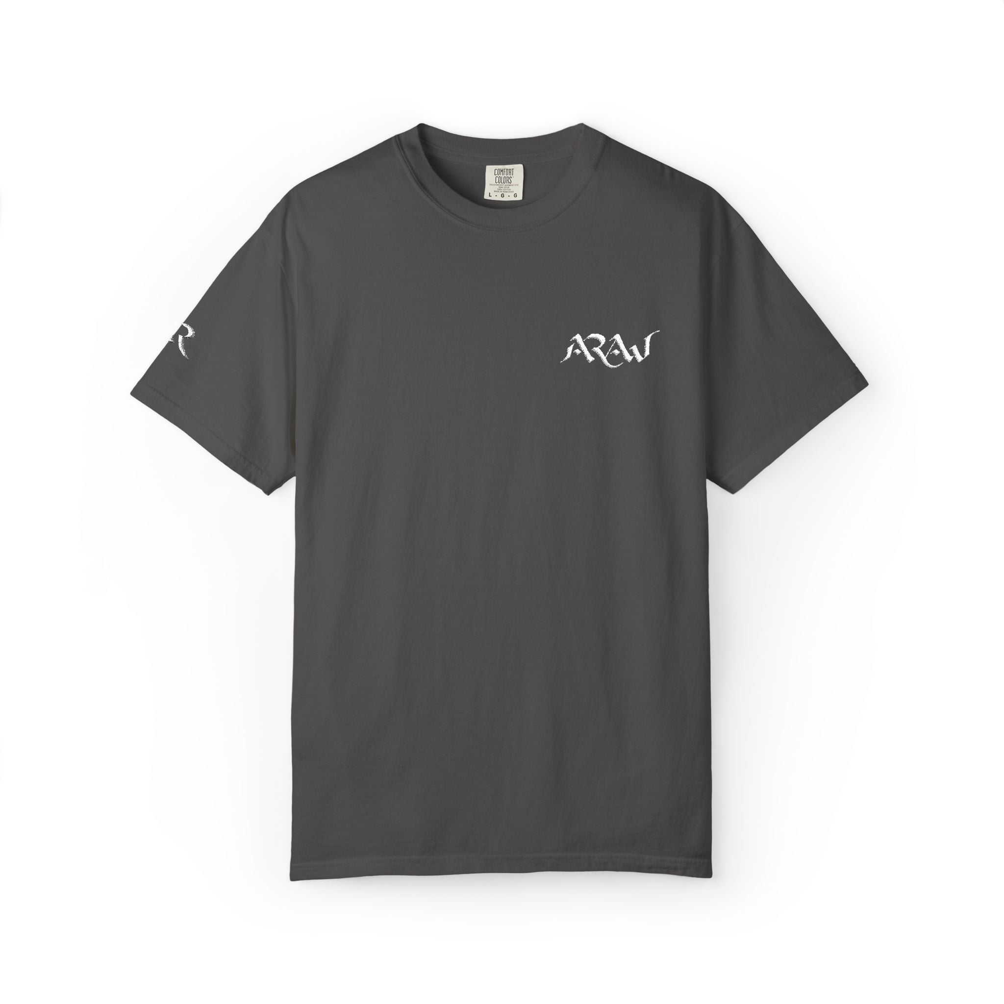 ARAW Logo tee T-Shirt | Chest and Sleeve Embroidered Logo