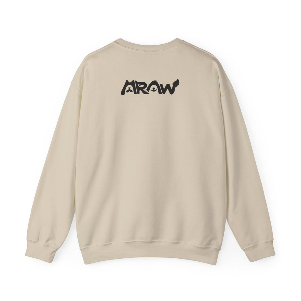 Oystired Crewneck Sweatshirt — Funny Oyster Graphic Pullover | ARAW